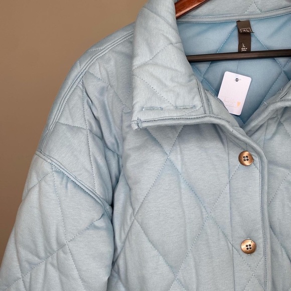 Blue Quilted Jacket - Picture 2 of 8